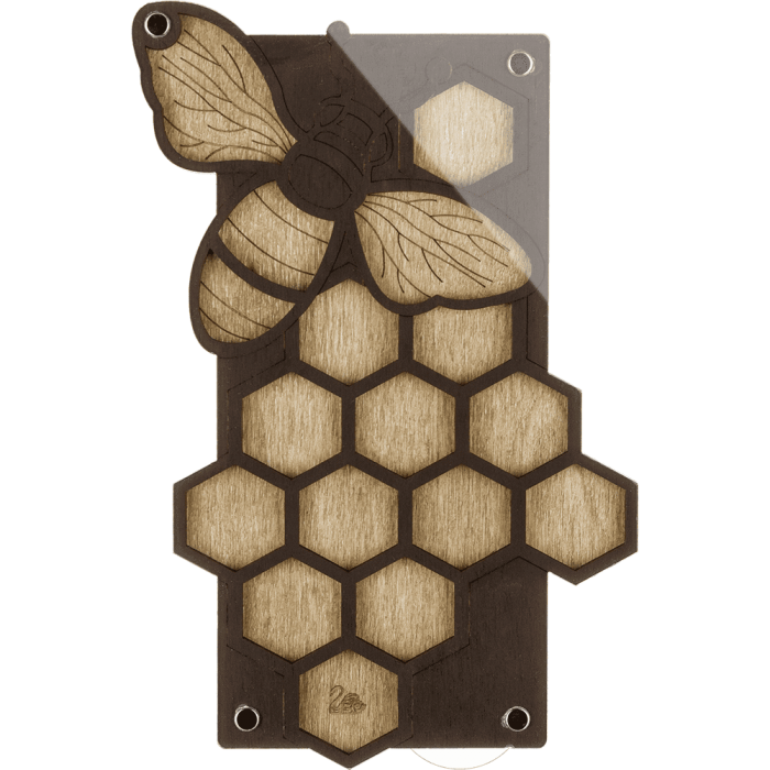 Органайзер для бисера с прозрачной крышкой ВОЛШЕБНАЯ  СТРАНА FLZB-041 13.5*20.5см, 17 ячеек