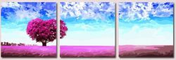 P081 Картина по номерам Paintboy "Древо Любви" триптих 
