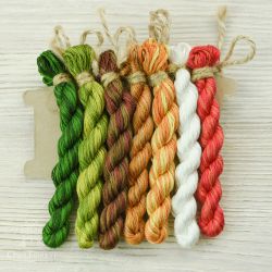 НМул-К-3362 Набор ниток OwlForest для схемы «Каштан» (DMC) 36 каунт в 2 нити, 40 каунт в 1 нить