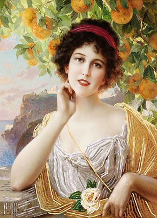 КБ-332 Схема для вышивания бисером ТМ Наследие "Нежность"