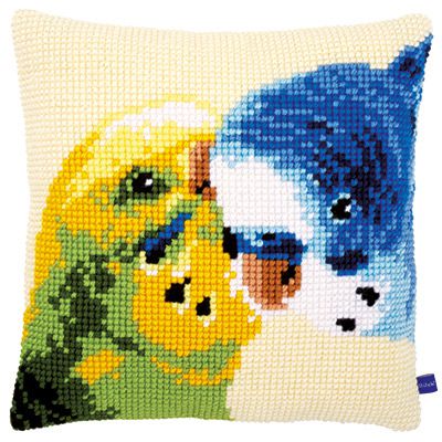 Набор для вышивания крестом Vervaco "Попугайчики" PN-0151034