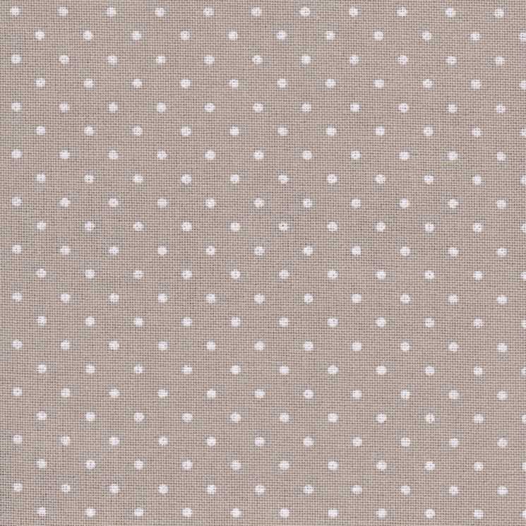 3984/7309 Канва в упаковке Murano 32ct, 48х68 см, цвет бежевый в белый горох