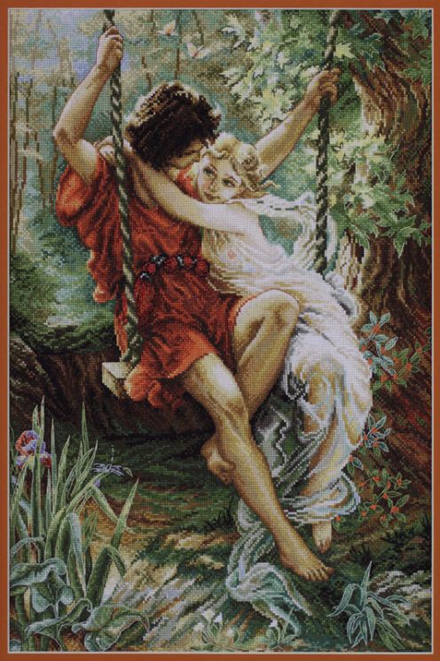 06.001.12 Набор для вышивания Марья Искусница "Весна" по картине П. О. Кота