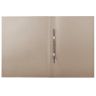 Скоросшиватель картонный BRAUBERG, плотный картон, белый, до 200 листов, 127821