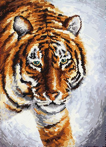 БСА3-093 Алмазная мозаика ТМ Наследие "Тигр "