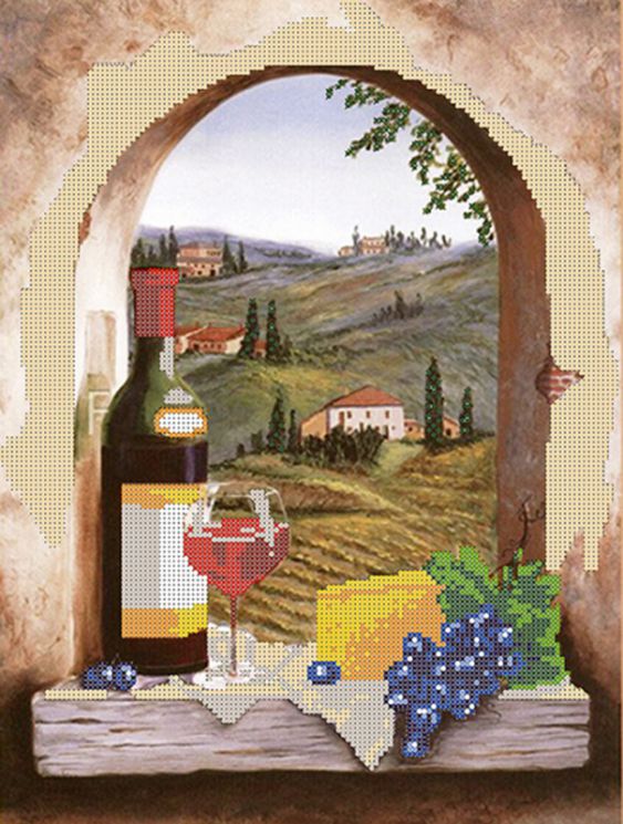 КБ-092 Схема для вышивания бисером ТМ Наследие "Итальянский полдень 1"