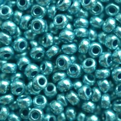 18536 Бисер синяя сталь металлик (Preciosa) 