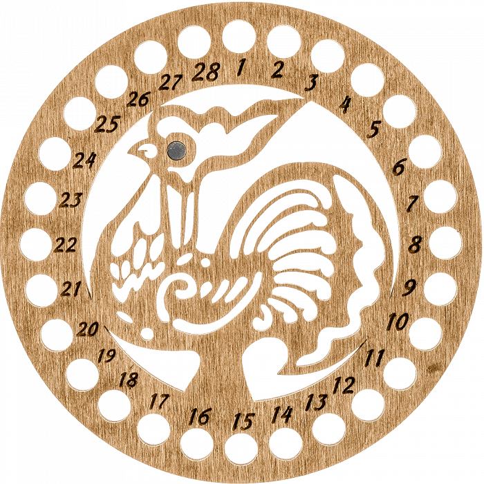 Органайзер для мулине ВОЛШЕБНАЯ  СТРАНА FLZ(F)-003, 15*15см