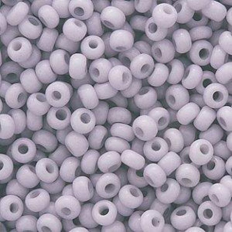 Бисер Preciosa 03221 матовый бело-голубоый