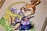 Д-063 Набор для вышивания Золотое Руно "Пасхальный кролик" по мотивам картины Э.Молявко