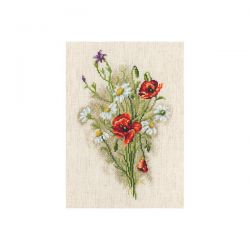 М526 Набор для вышивания РТО "Букет с ромашками"