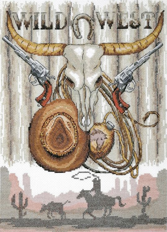 09.009.08 Набор для вышивания Марья Искусница "ДИКИЙ ЗАПАД"