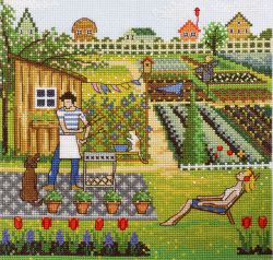 11.005.02 Набор для вышивания Марья Искусница "Дача барбекю"