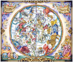 11.005.05 Набор для вышивания Марья Искусница "Карта созвездий"