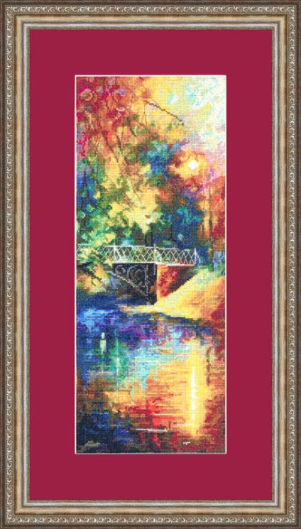 ГМ-022 Набор для вышивания Золотое Руно "Осенний блюз" по картине Л.Афремова