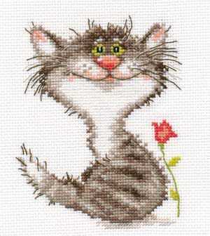 0-86 Набор для вышивания Алиса "Кис"