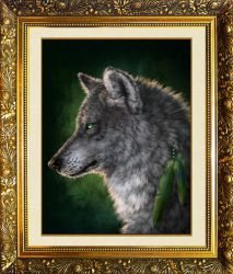 N-332 Алмазная мозаика МИЛАТО "Волк"