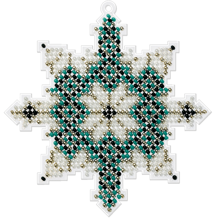 Набор для вышивания бисером на пластиковой основе ВОЛШЕБНАЯ  СТРАНА FLPL-016 9.5*10см