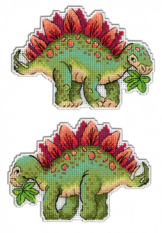 Набор для вышивания МП-студия "Динозавры. Стегозавр" Р-270
