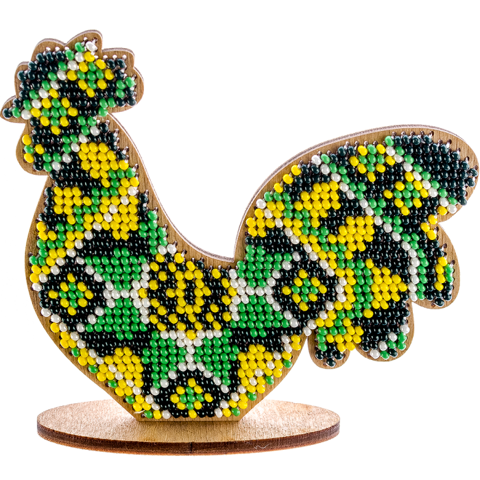 Набор для вышивания бисером по дереву ВОЛШЕБНАЯ СТРАНА FLK-118, 10.5*9.5см