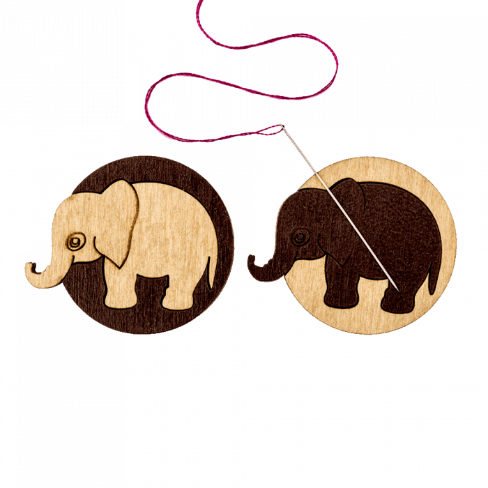 Магнитный двухсторонний держатель для игл ВОЛШЕБНАЯ  СТРАНА FLMH-033(W), 3.5см