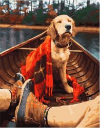 PK45021 Картина по номерам Paintboy "С верным другом" Эксклюзив