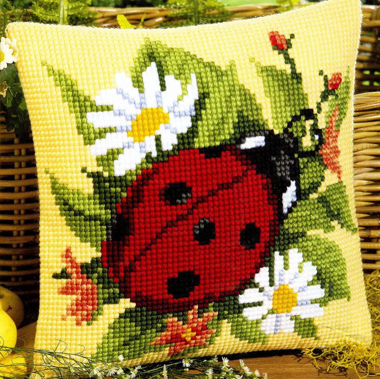 Набор для вышивания крестом Vervaco "Божья коровка"