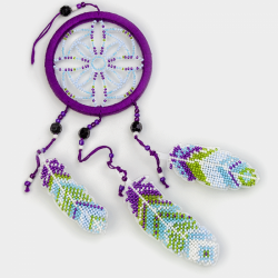 Набор для вышивания бисером на пластиковой основе ВОЛШЕБНАЯ  СТРАНА FLPL-024 10*25см