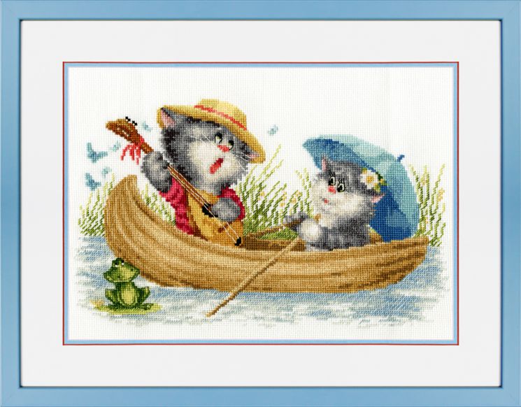 ВК-061 Набор для вышивания Золотое Руно "Серенада"