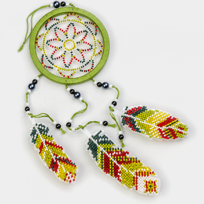 Набор для вышивания бисером на пластиковой основе ВОЛШЕБНАЯ  СТРАНА FLPL-029 10*25см