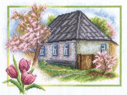 ПС-0332 Набор для вышивания PANNA "Весна в деревне"