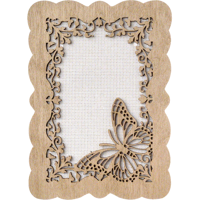 Заготовка для вышивания нитками на канве FLH-001 14*19.5см