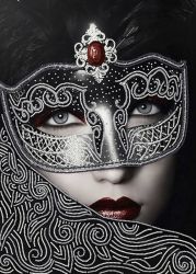 КБ-294 Схема для вышивания бисером ТМ Наследие "Маска"