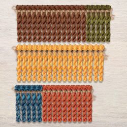 НМул-ИМП163-3282-5 Набор ниток OwlForest для схем «Индейские мотивы» (DMC) 5 цветов "Панно" 28 каунт в 2 нити