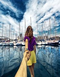 GX24446 Картина по номерам Paintboy "За мной к яхтам" 