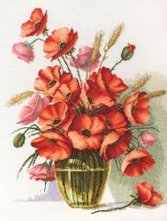 06.002.28 Набор для вышивания Марья Искусница "Очарование маков"