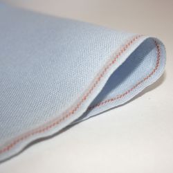 3984/503 Ткань равномерного плетения Zweigart Murano 32ct, 50х35 см, цвет светло-голубой (light blue)
