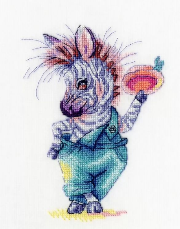 Набор для вышивания Золотое Руно "Мистер Зебра" ВН-006