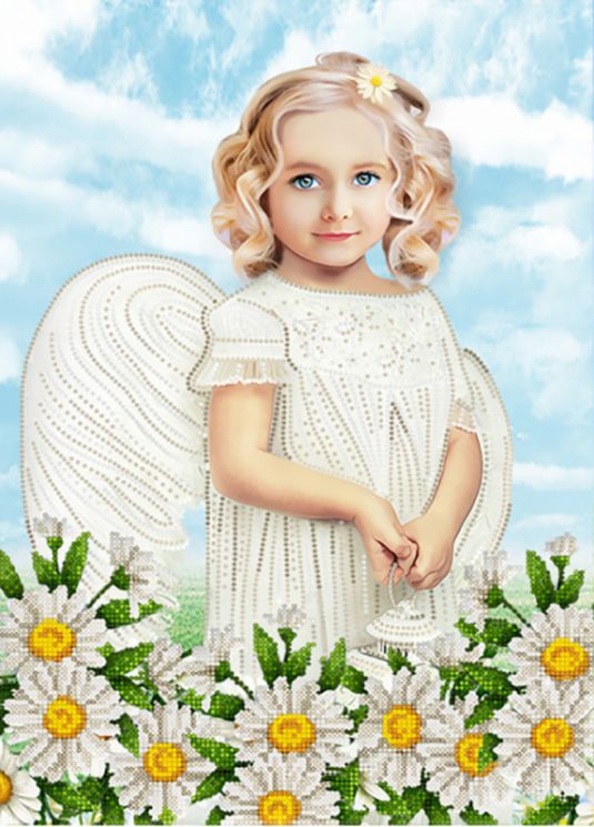 КБ-411 Схема для вышивания бисером ТМ Наследие "Ангелок"