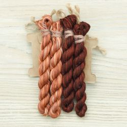 НМул-МГ74-1-2282 Набор ниток OwlForest для схемы «Вышивальная буквица» (ПНК)