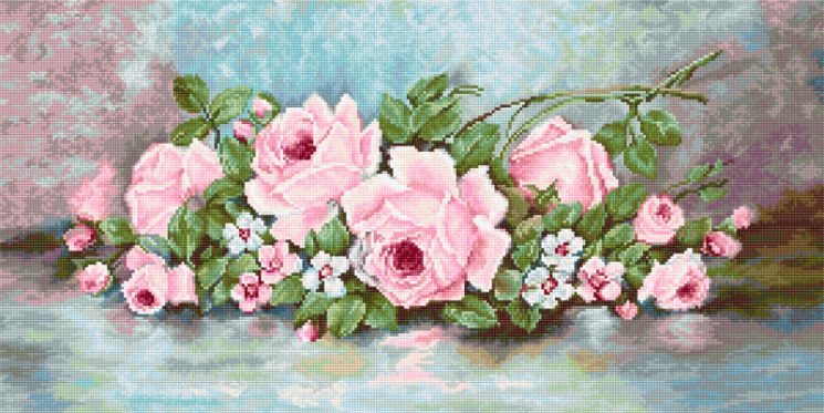 B584 Набор для вышивания Luca-S "Розы"