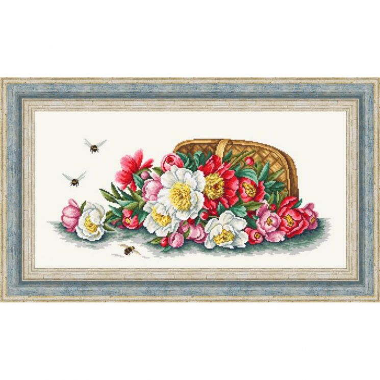 Набор для вышивания Сделано с любовью ЦВ-070 "Ароматный букет", 25х50
