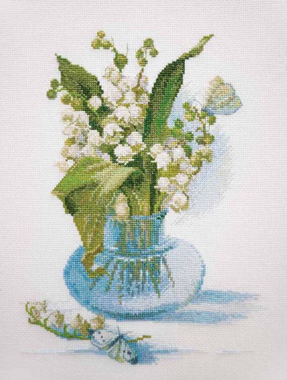 04.005.17 Набор для вышивания Марья Искусница "Ландыши"