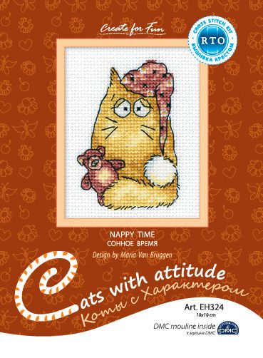 Набор для вышивания крестом РТО "Сонное время" EH324