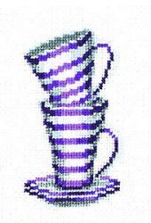  2002-42650 "Фиолетовые кружки" (Vervaco)
