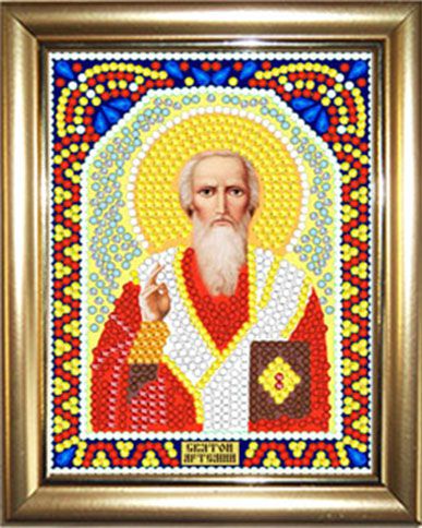 ИМРА5-057 Алмазная мозаика ТМ НАСЛЕДИЕ с рамкой "Святой Артемий"