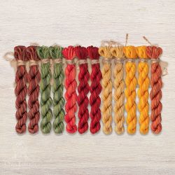 НМул-ЛКД209-3282 Набор ниток OwlForest для схемы «Летучий корабль. День» (DMC) 28 каунт в 2 нити