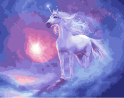 GX28623 Картина по номерам Paintboy "Облачный единорог"